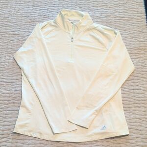 Adidas Mint-colored Quarter-Zip Top